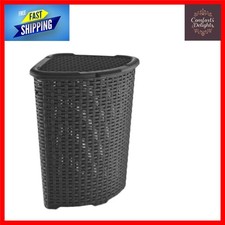 Corner Rattan Effect Laundry