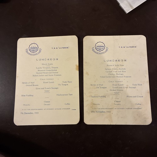 Merchant navy ephemera - navy,