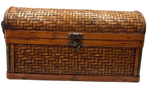 Vintage wicker rattan wood - vintage,