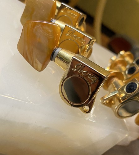 Ibanez gold tuning pegs set - pegs,