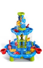 SAND AND WATER TABLE WATERING CAN & SPADE & MORE KIDS GARDEN SANDPIT TOY SET 