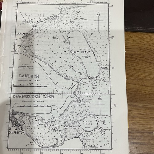 Vintage sea chart - /, nautical