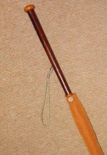 Antique Orange Umbrella -