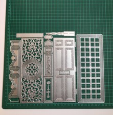 Large Decorative Door & Window Card Shape Die Set - 35 Dies - 47 Cuts