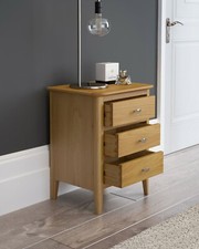 Retro Oak Small Bedside