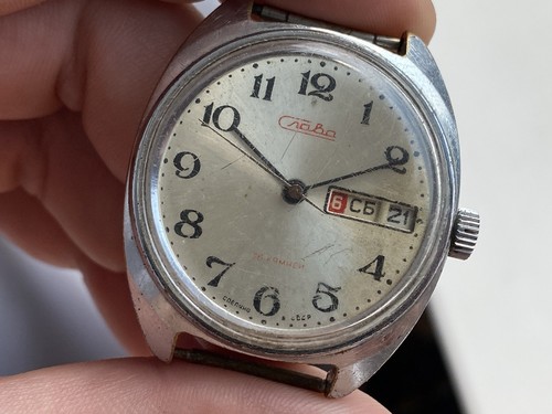 Vintage watch slava mechanical - watch,