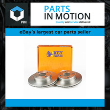 2x Brake Discs Pair Vented