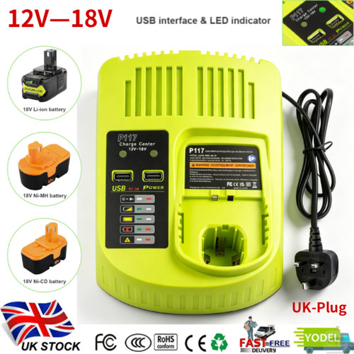 P117 18v fast charger for - fast,