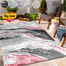 JEZE Rugs Extra Large Area Rug Bedroom Living Room Hall Runner Round Carpet Mats