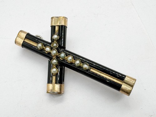 Antique victorian whitby jet - antique,