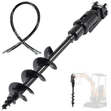 Mini Excavator Auger Drill