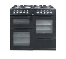Beko KDVF100K 100 cm Black Duel Fuel Range Cooker #2454