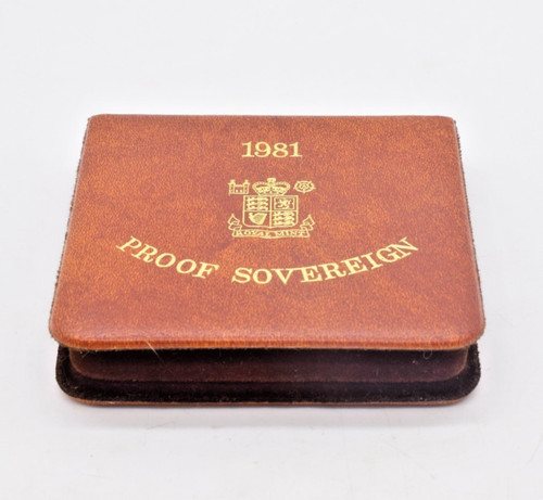 1981 gold proof - gold, sovereign