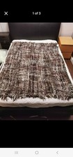 Brown Mix Colour Blanket/Throw From IKEA,Size 133x160cm
