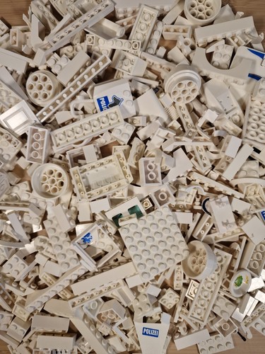 Genuine lego 550g white mixed - white,