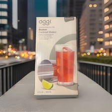 2 Pc BOSTON SHAKER SET Glass &