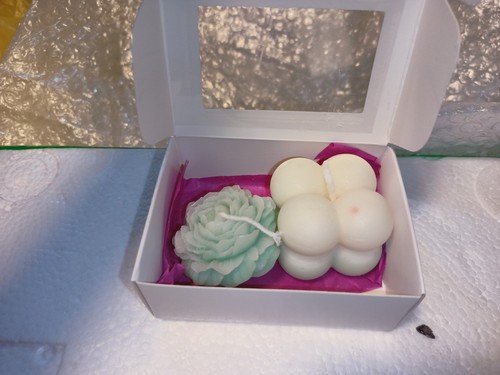 Bubble candle and flower - bubble,