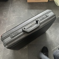 Premier Black Briefcase Retro Style