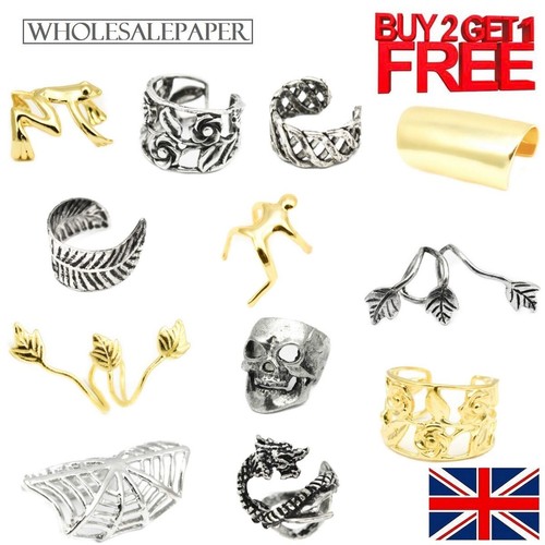 Ear cuff clip silver - ear,