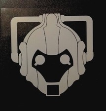 Cyberman Delete Doctor Who Inspired Vinyl Decal Sticker, 4x4, David Tennant! 