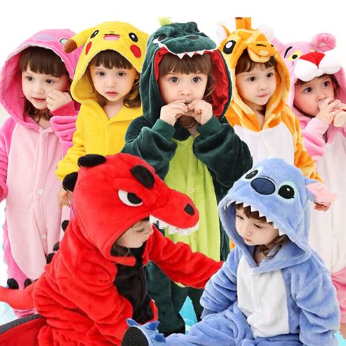 Kids pajamas flannel sleepsuit - pajamas,