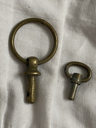 Old brass winders pocket - 2,
