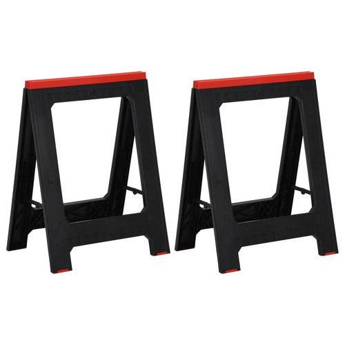Walplus foldable work trestles - foldable,