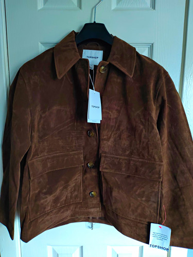 Topshop women brown faux - topshop, women’s