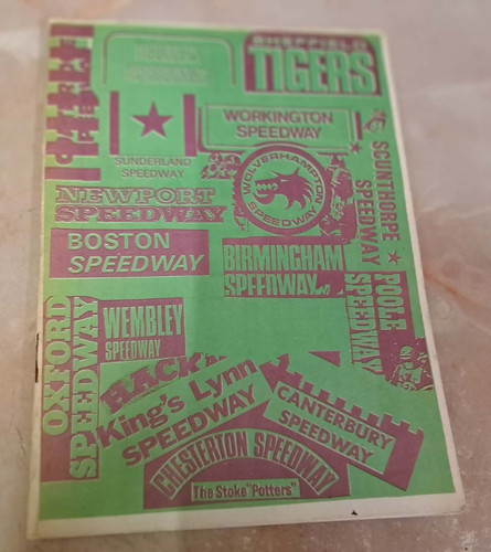 Speedway collectors booklet - speedway,