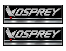 Two Osprey Custom Stickers -