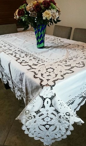 Embroidery cutwork 54x72 - cutwork, 54x72"