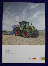 CLAAS AXION 850 840 830 TRACTOR BROCHURE AGRICULTURE FARM FARMING SPECIFICATION