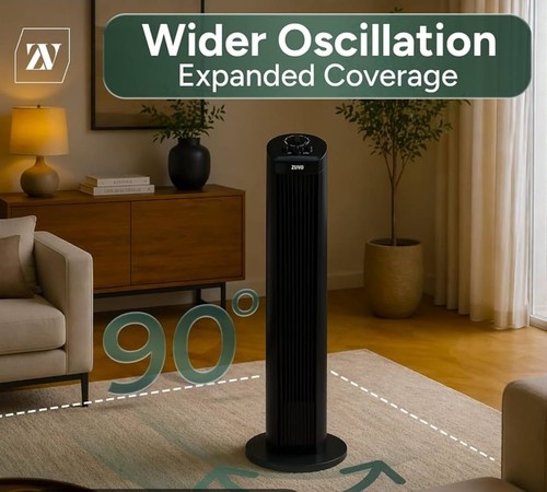 Tower fan with vapor cooling - fan,