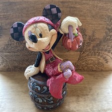 Disney Traditions,”Boo-canners”JimShore Minnie Mouse Figure, Halloween. Rare 