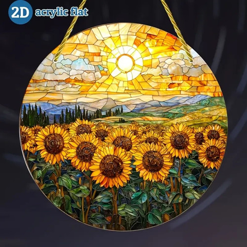 Sunflower field hanging - sunflower,
