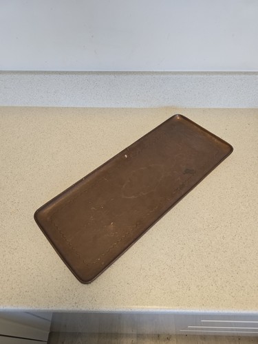 Antique newlyn copper tray - copper,
