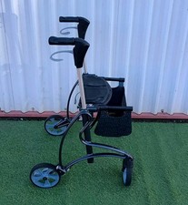 INVACARE DOLOMITE JAZZ 4 WHEEL LIGHTWEIGHT ROLLATOR WITH SEAT MAX WT 150KG