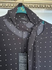 Joseph Polka Dot 100% Silk