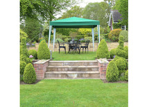 3x3m Gazebo Green/Stripe - grade B return RRP £39.99