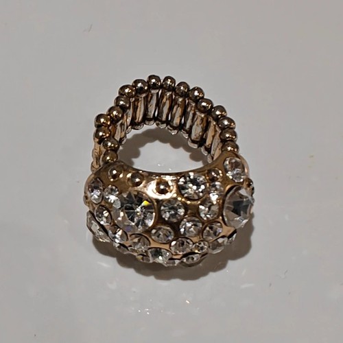 Gold tone pave - pave, diamante