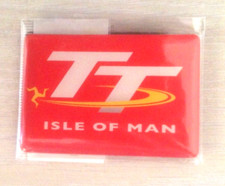 Collectors ISLE OF MAN TT RACES LOGO - Motorcycling Racing Fridge Magnet (Red)