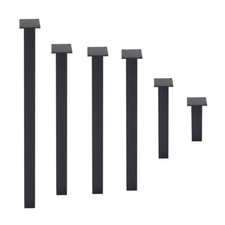 4Pc Breakfast Bar Worktop DIY Table Legs Metal Furniture Riser Tube Feet Support