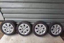 VAUXHALL ZAFIRA B ASTRA H 16" ALLOY WHEELS 3 GOOD TYRES  205/55R16 & 60R16 0P026