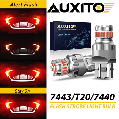 Auxito 7443 red strobe - 2x,