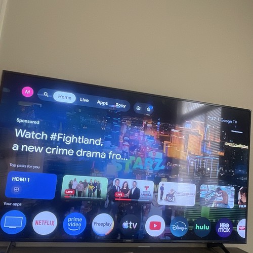 Sony 75in led google tv - 4k,