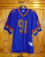 Vintage World League Jersey London Monarchs #91 Blue Size L new without tags