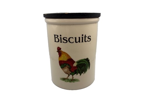 Cloverleaf biscuit tin ceramic - tin,