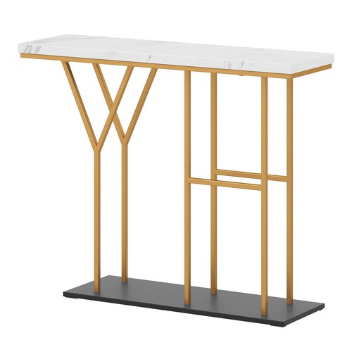 100cm tier console table - 2-tier,
