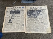 2.  Original. Daily Sketch Newspapers. 1944/45.