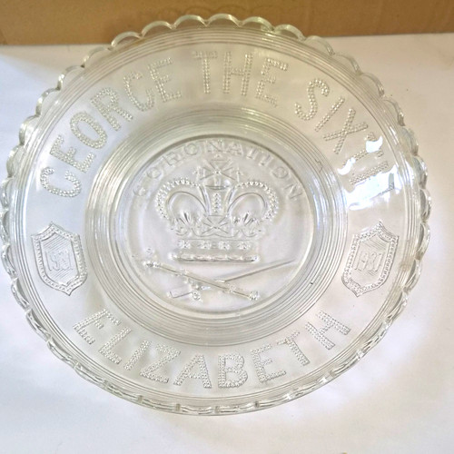 Clear glass round collector - glass,
